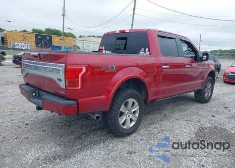 2015 Ford F-150 Platinum из США, поврежденный, VIN 1FTEW1EF4FFC35921
